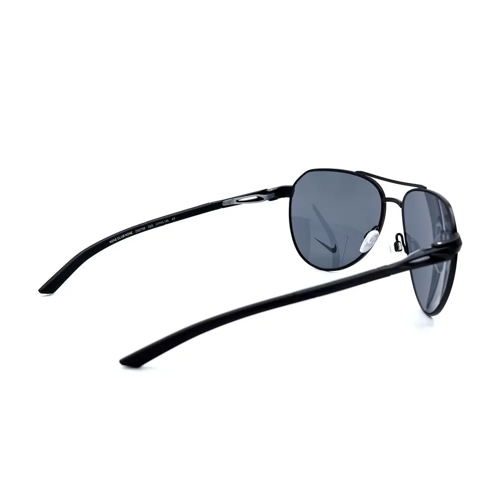 NIKE CLUB NINE DQ0799 BLACK DARK GREY AVIATOR SUNGLASSES - Picture 5 of 7